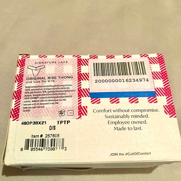 HANKY PANKY  - 2 Tone - women original rise thong 3 Pack - Picture 3 of 3